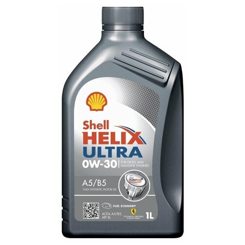 SHELL 550052174 Масло моторное 0W30 Shell 1л синтетика Helix Ultra A5/B5 API SL
