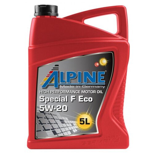 Синтетическое моторное масло ALPINE Special F Eco 5W-20, 5 л