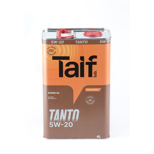 Моторное масло TAIF TANTO 5W-20 Синтетическое, PAO, API SN, ILSAC GF-5, 4л