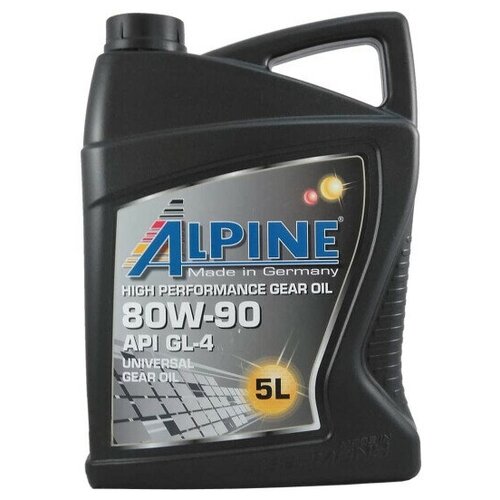 Масл трансмиссионное Alpine Gear Oil 80W-90 GL-4 5 л, артикул 0100682