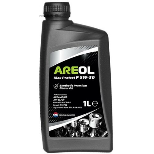 AREOL 5W30AR015 AREOL Max Protect F 5W-30 (1L)_масло моторное! синт.\ ACEA A5/B5, API SL/CF, FORD WSS-M2C913-D