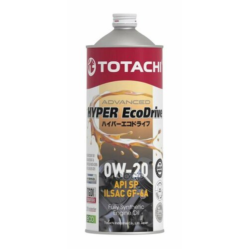 Totachi Hyper Ecodrive Fully Synthetic Sp/Rc/Gf-6A 0W-20 1Л TOTACHI арт. E0101