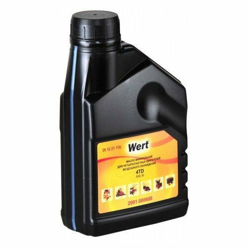 Моторное масло WERT 4TD, 0.6л, минеральное [2001.000600]