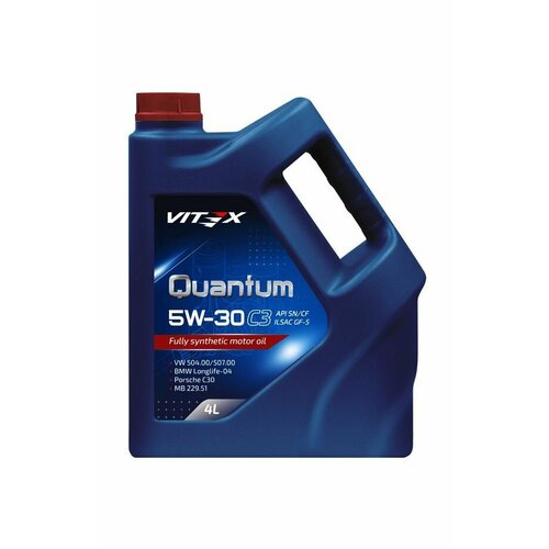 Моторное масло Vitex QUANTUM 5W30 C3 Синтетическое 4 л