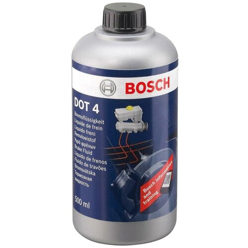 Тормозная жидкость Bosch DOT 4, Brake Fluid (1987479106) 0.5 л