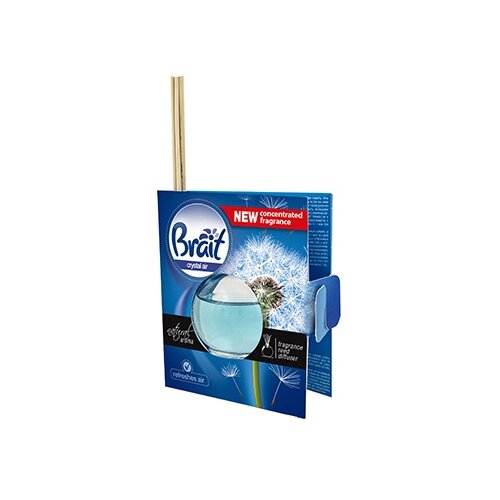 Brait Essential Oils Crystal Air Освежитель воздуха с ротанговыми палочками Свежесть 40 мл