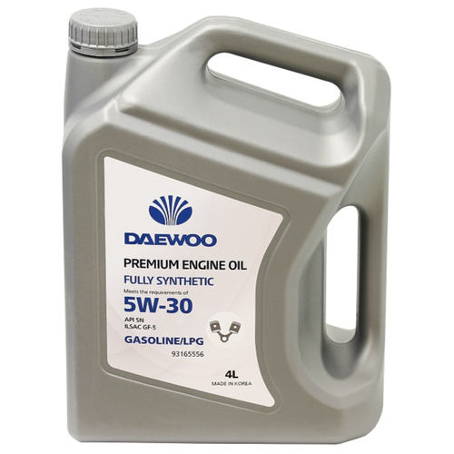 Синтетическое моторное масло Daewoo Power Products Fully synthetic SN 5W-30, 4 л
