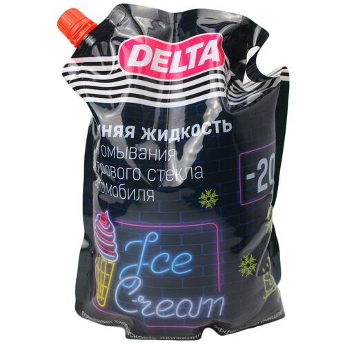 Жидкость для стеклоомывателя DELTA Ice Cream, -20°C, 3 л