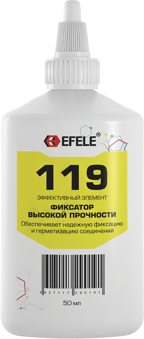 Фиксатор подшипников анаэробный высокой прочности Efele 119 высокотемпературный (efl0090191)