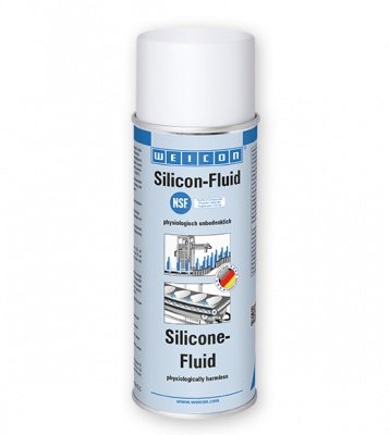 Weicon Fluid - Спрей силиконовый м для пищевого оборудования, Бесцветный, не окрашивает, 400мл.