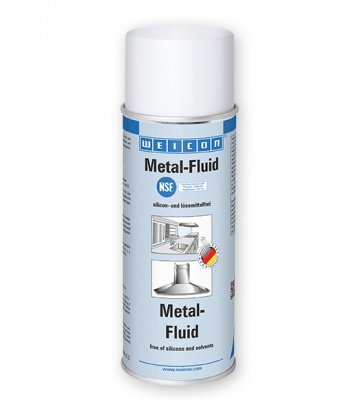 Weicon Metal-Fluid - Средство по уходу за металлами спрей, Молочный, 400мл.