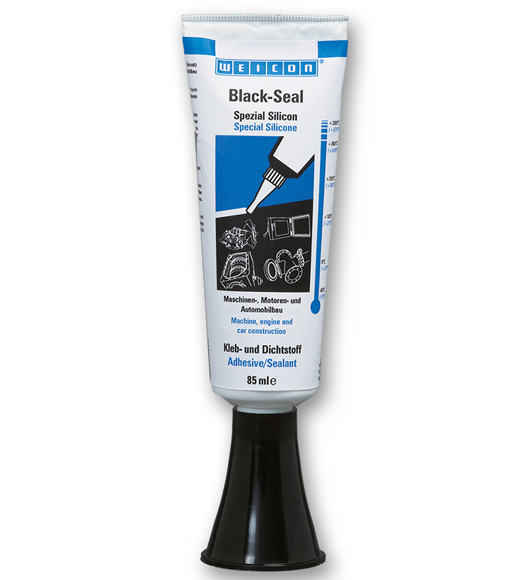 Weicon Black-Seal - Клей-герметик силиконовый устойчивый к нефтепродуктам, Черный, 85мл.