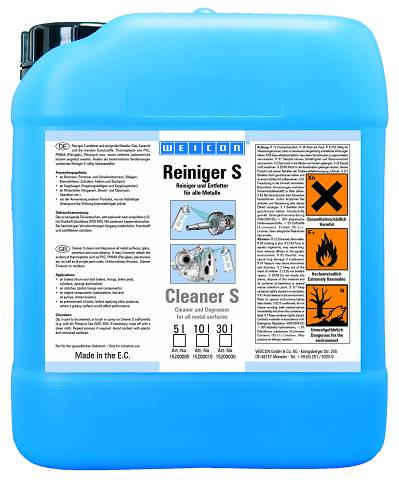 Weicon Cleaner S - Очиститель универсальный жидкость cleaner s, Бесцветный мутный, 5л.