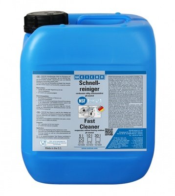 Weicon Fast Cleaner - Очиститель для чувствительных материалов пищевой промышленности, Бесцветный мутный, 5л.