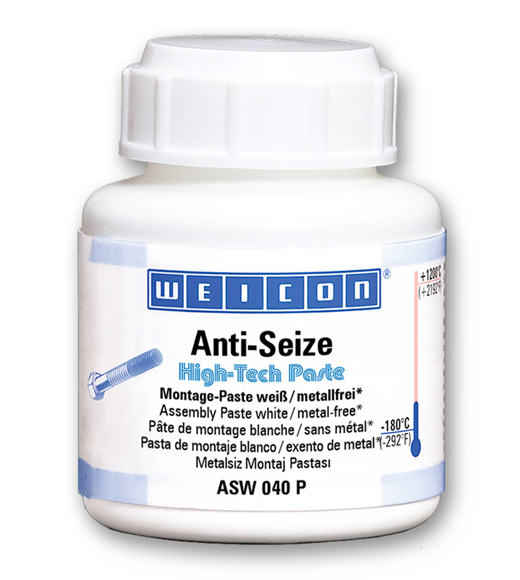 Weicon Anti-Seize High-tech - Средство смазочное антикоррозионное asw 040 p anti-seize, белое, с кистью, Белый, 120г.