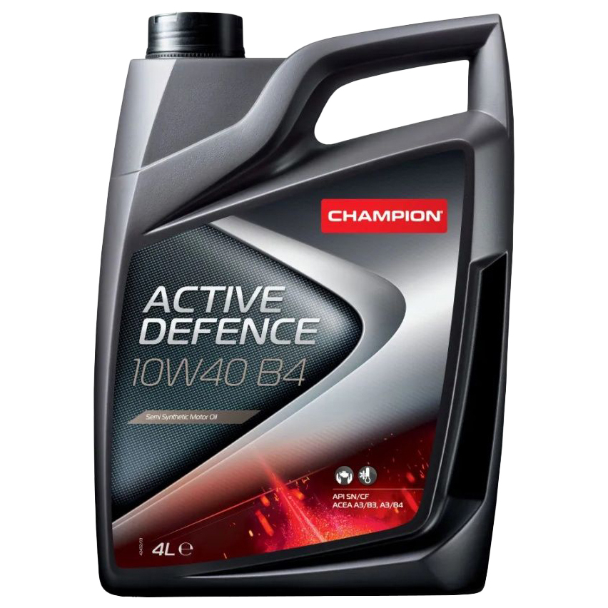 Моторное масло Champion полусинтетическое Active Defence 10w40 B4 4л