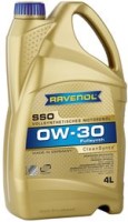 Моторное масло Ravenol SSO 0W30 4л