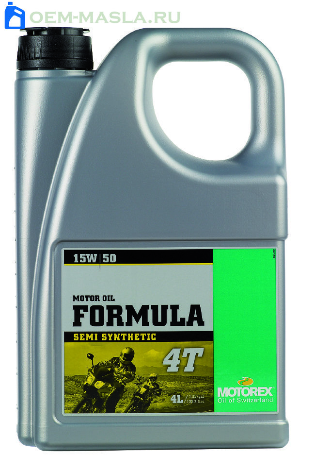 Моторное масло Motorex Formula 4T 15W50 4л