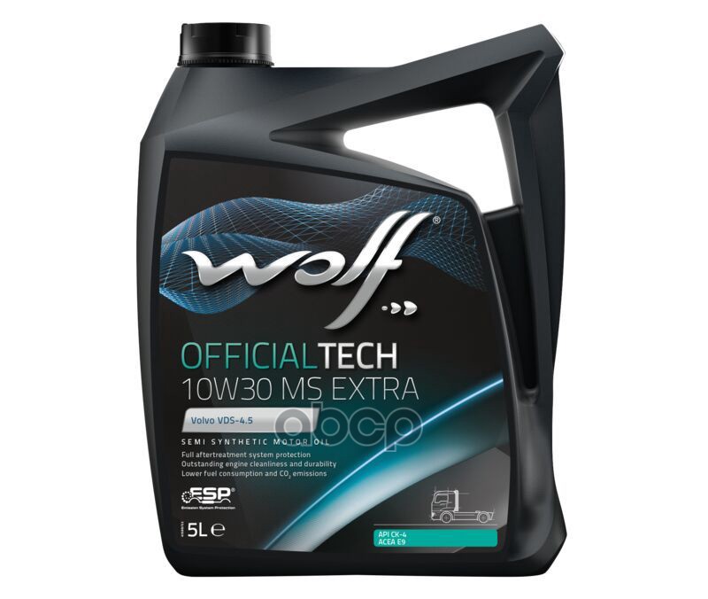 Моторное масло Wolf Officialtech 10W30 Ms Extra 5L