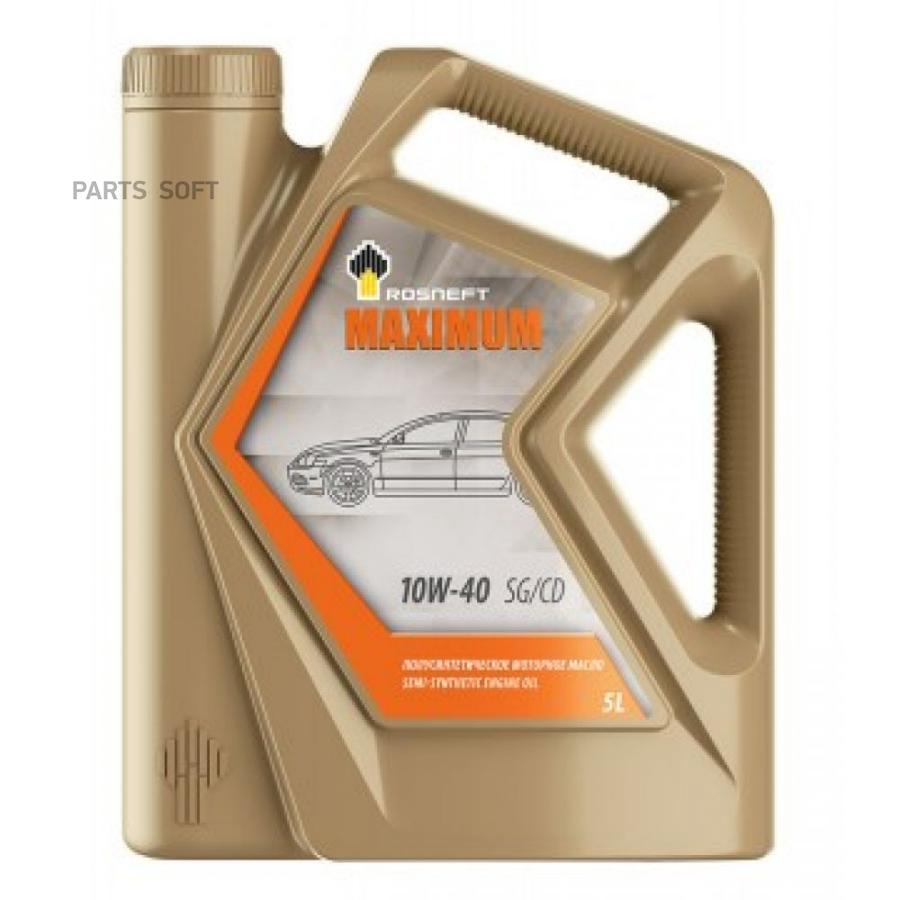 Rosneft Масло Роснефть 10/40 Maximum Sg/Сd П/Синтетическое 5 Л