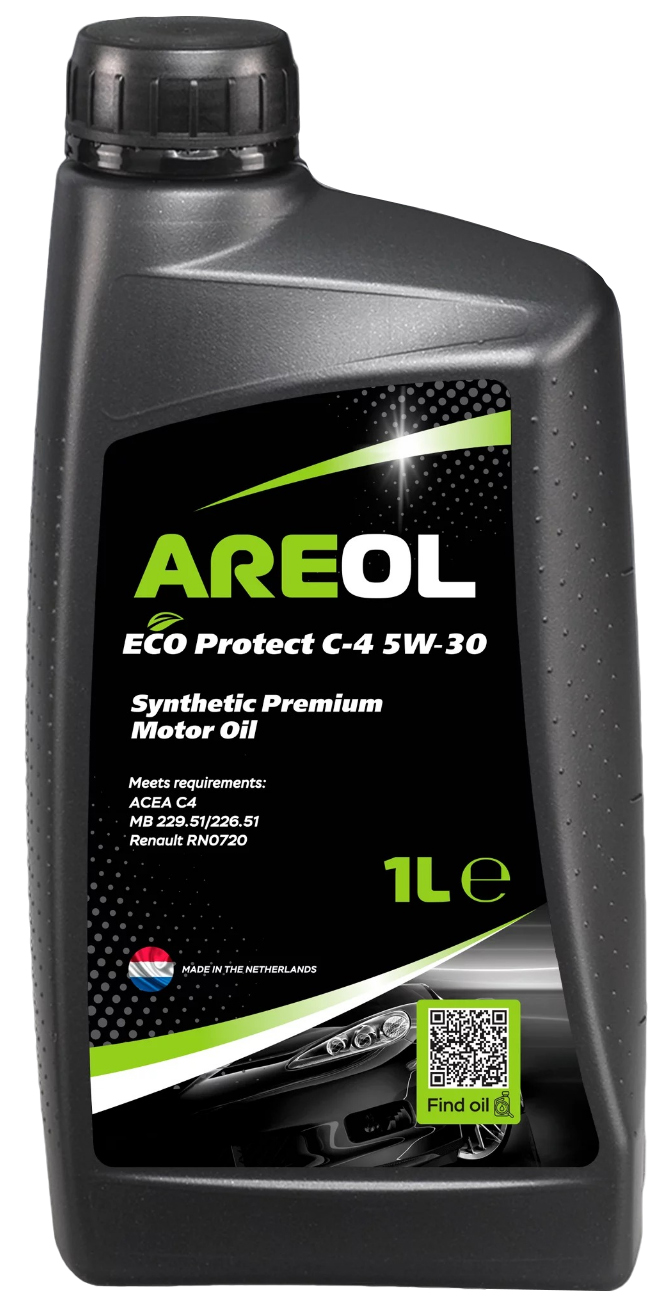 Моторное масло Areol Eco Protect C-4 синтетическое 5W30 1л