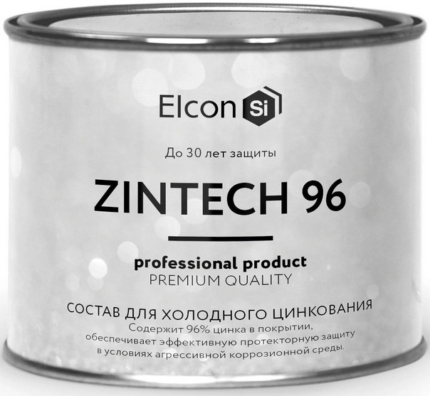 ELCON Zintech 96 грунт-эмаль цинконаполненная серая (1кг)