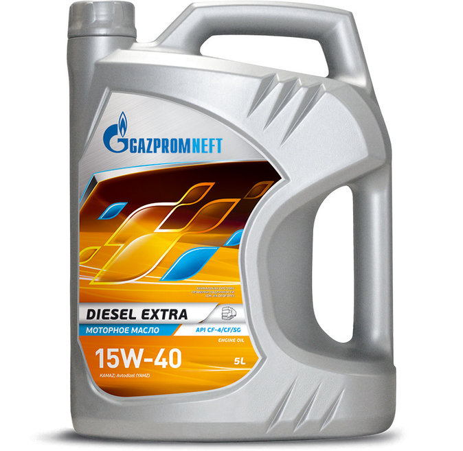 Моторное масло Gazpromneft минеральное DIESEL EXTRA CF-4/CF/SG 15W40 5л