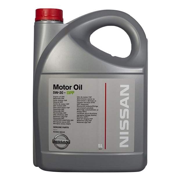 Моторное масло Nissan синтетическое 5W30 DPF 5л