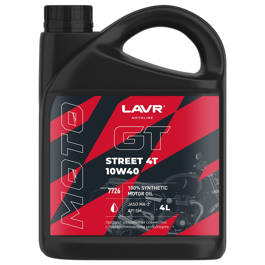 Моторное масло LAVR Gt Street 4t 4л LAVR - 1