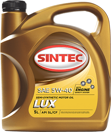 Моторное масло SINTEC полусинтетическое 5W40 LUXE SL/CF 5л