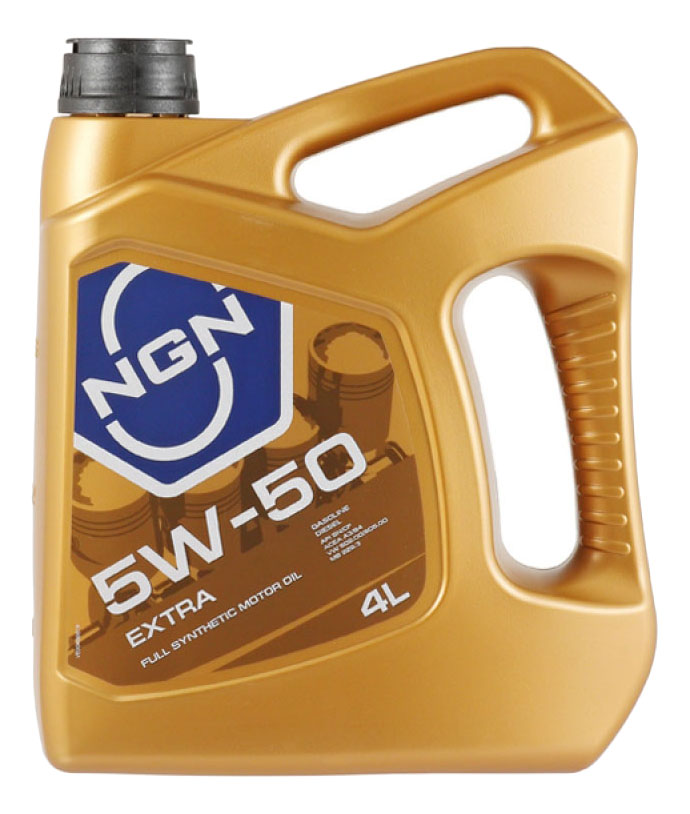 NGN Масло Моторное Синтетическое 5w-50 Sn/Cf Extra 4l