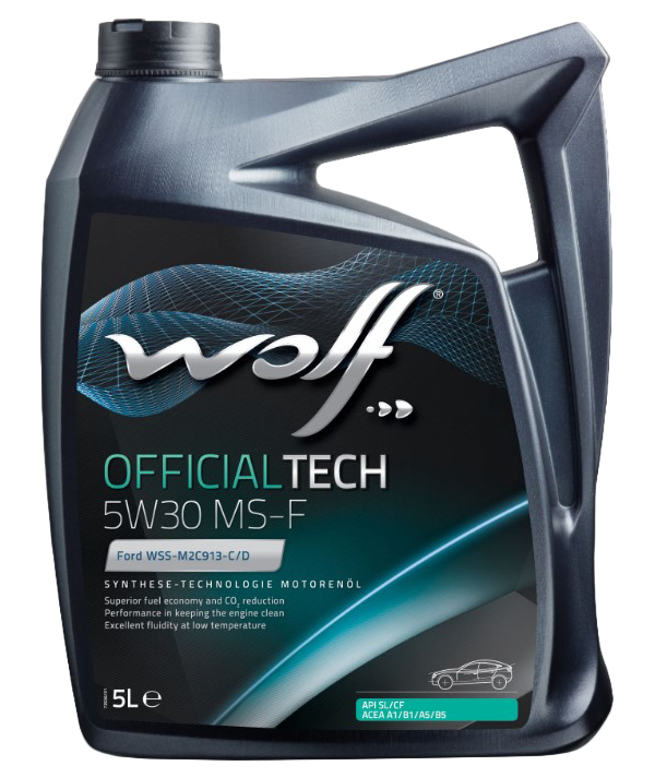 Wolf Масло Моторное Officialtech 5w30 Ms-F 5l