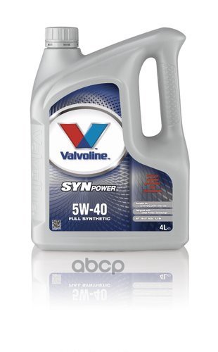 Моторное масло Valvoline SYNPOWER 5W40 4л