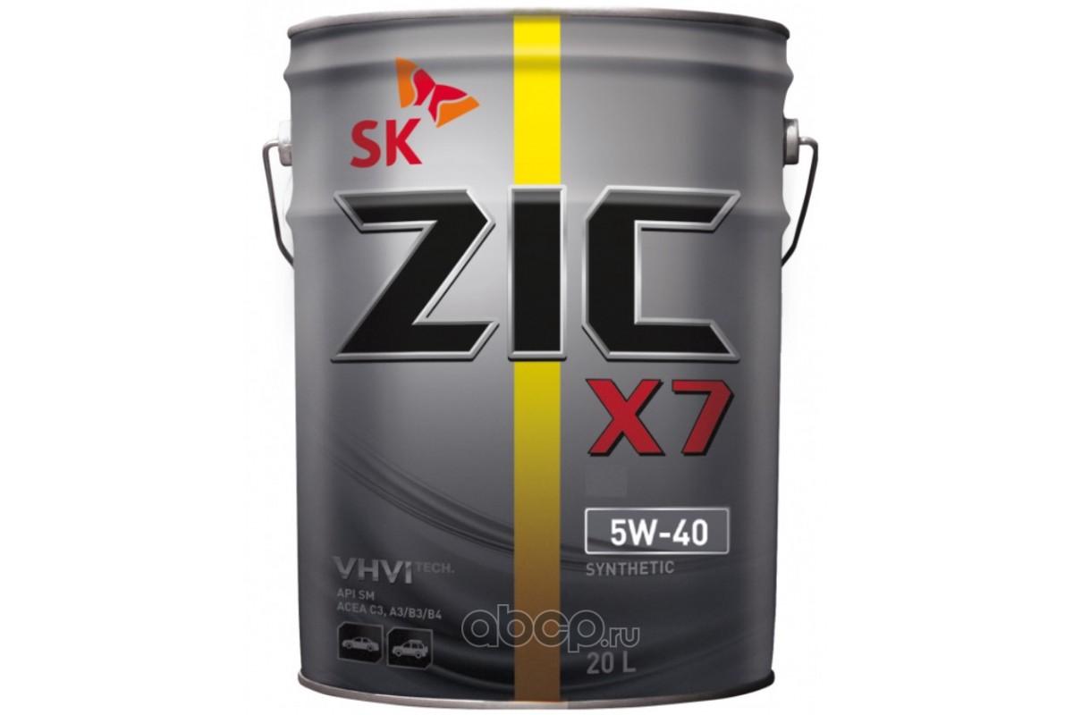 Zic Zic X7 5W40 (20L) Масло Моторное Синтapi Sp,Acea A3/B4,Mb 229.5,Vw 502.00/505.00,Bmw L
