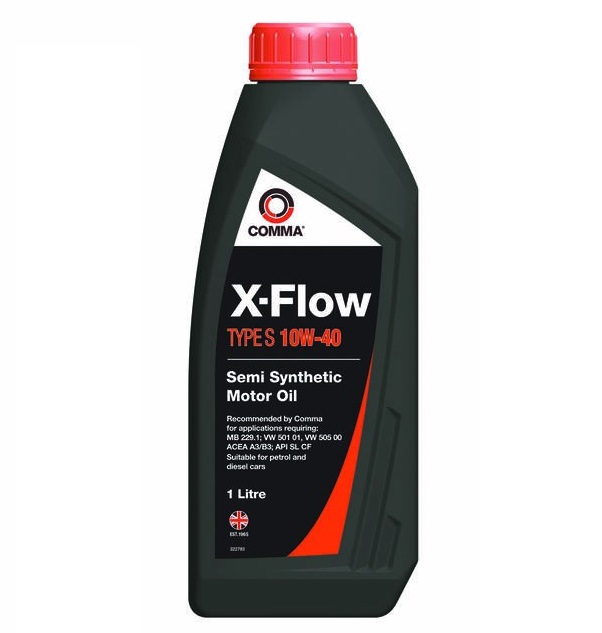 Моторное масло Comma синтетическое 10w40 X-Flow Type S 1л