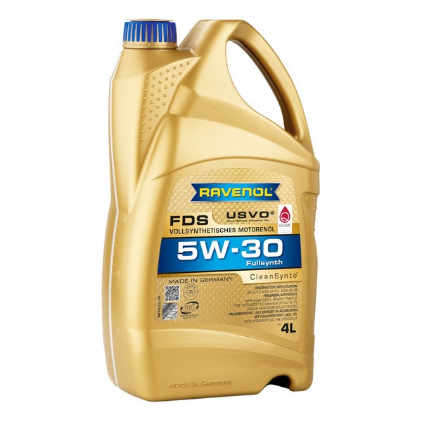 Моторное масло Ravenol синтетическое 5w30 Fds 4л