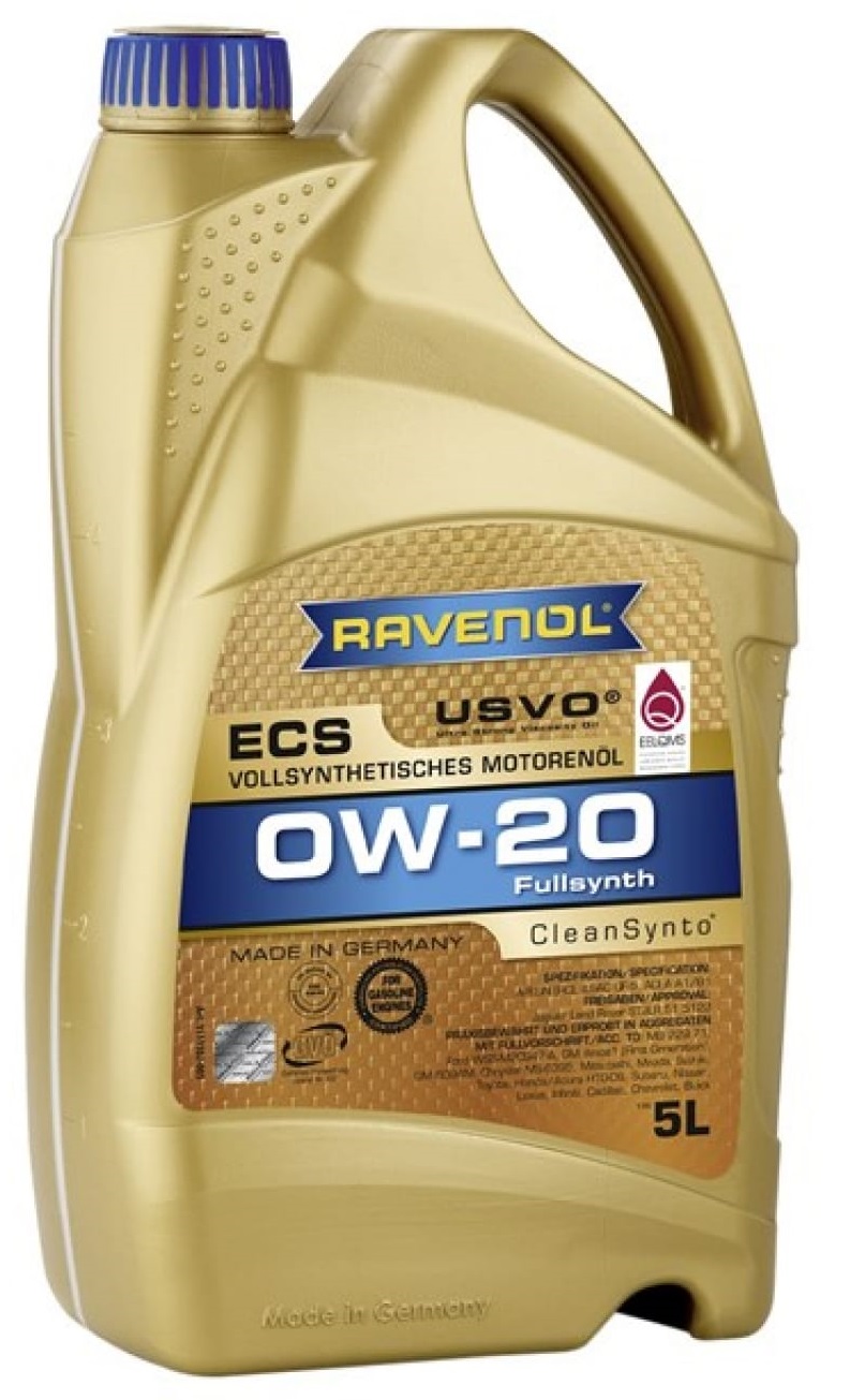 Моторное масло Ravenol синтетическое 0w20 Ecs Ecosynth 5л