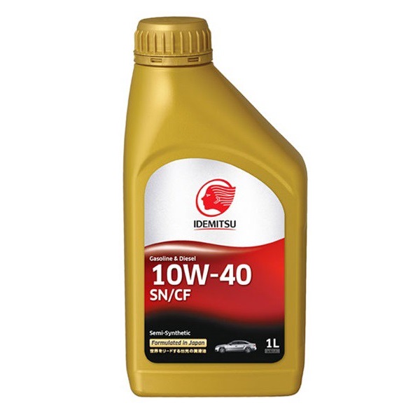 Моторное масло Idemitsu полусинтетическое 10w40 Api Sn/Cf 1л