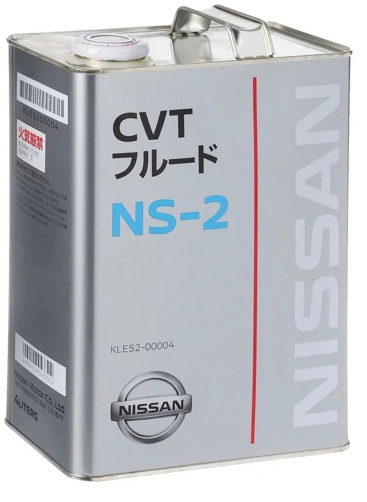 Масло Nissan Cvt Ns-2 Жидкость Для  Вариаторных Акпп 4 Л NISSAN KLE5200004