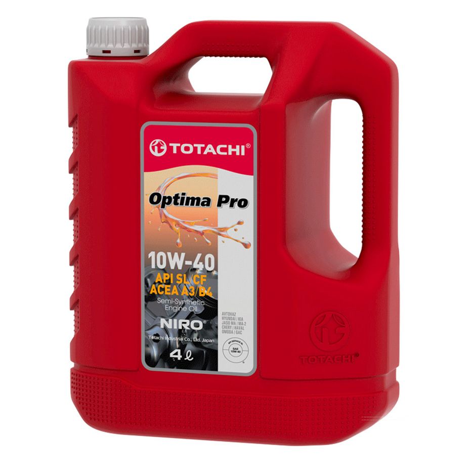 Моторное масло TOTACHI полусинтетическое 10W40 Niro Optima Pro Sl/Cf 19л