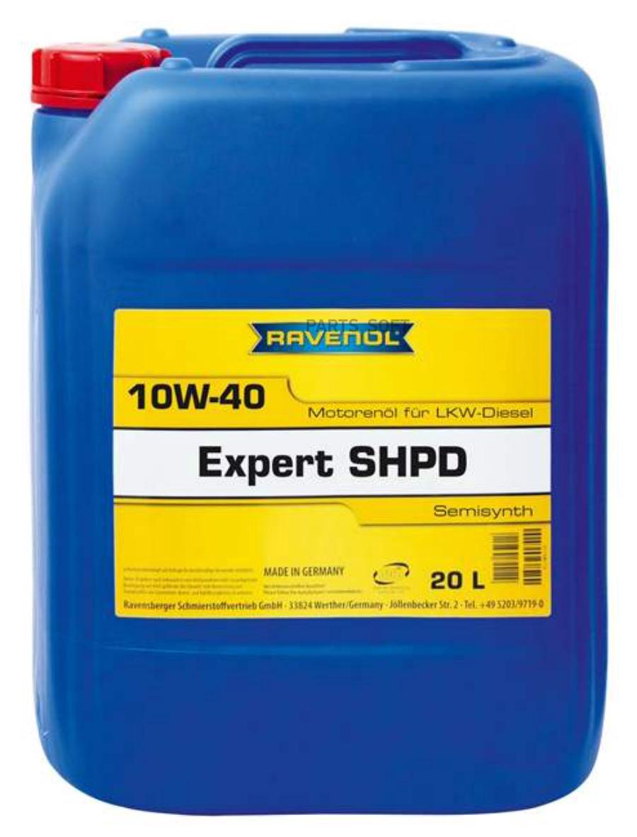 Моторное Масло Ravenol Expert Shpd Sae 10W40 New 20Л