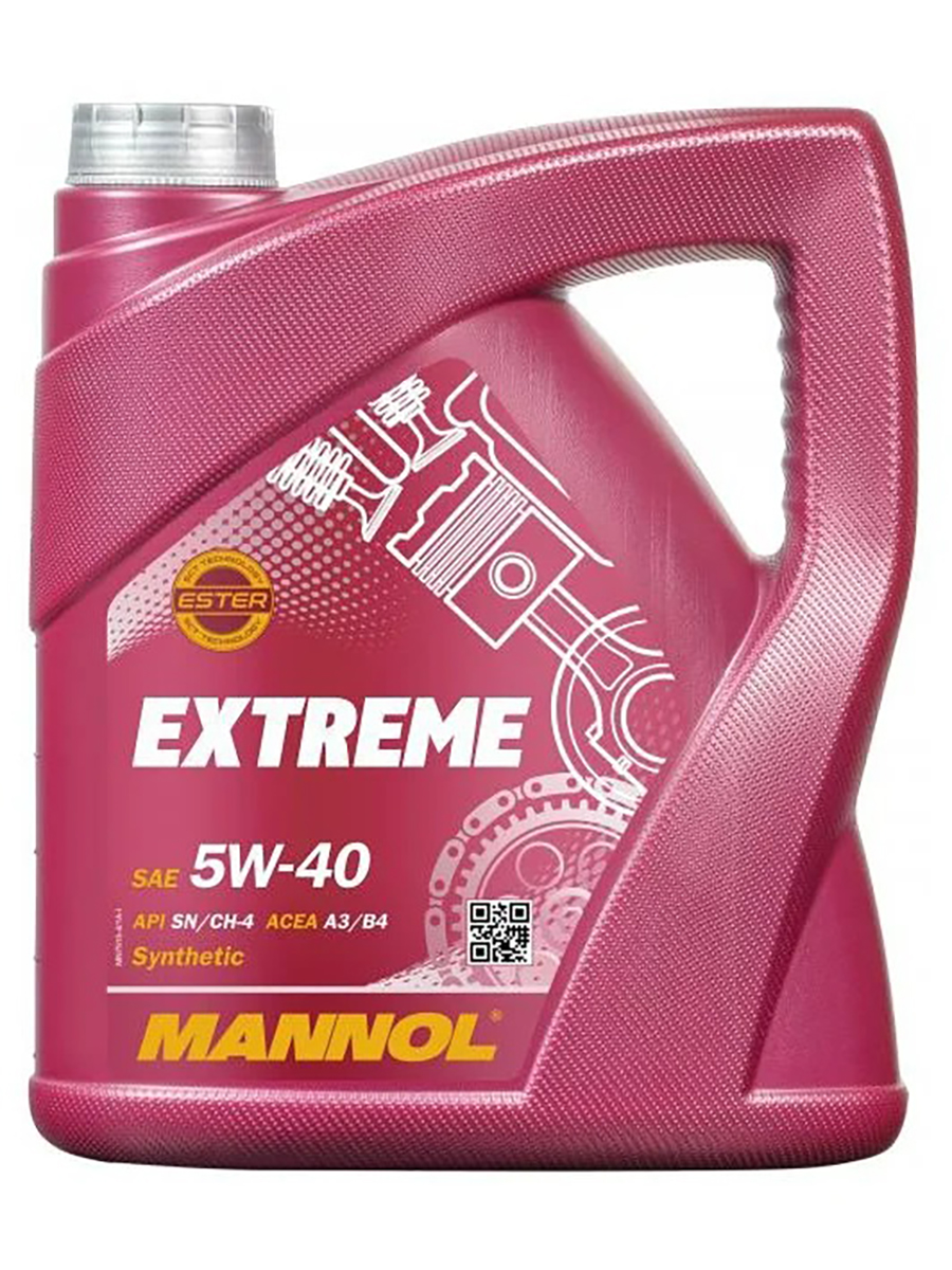Моторное масло MANNOL Extreme 5w40 SN/CF 4л