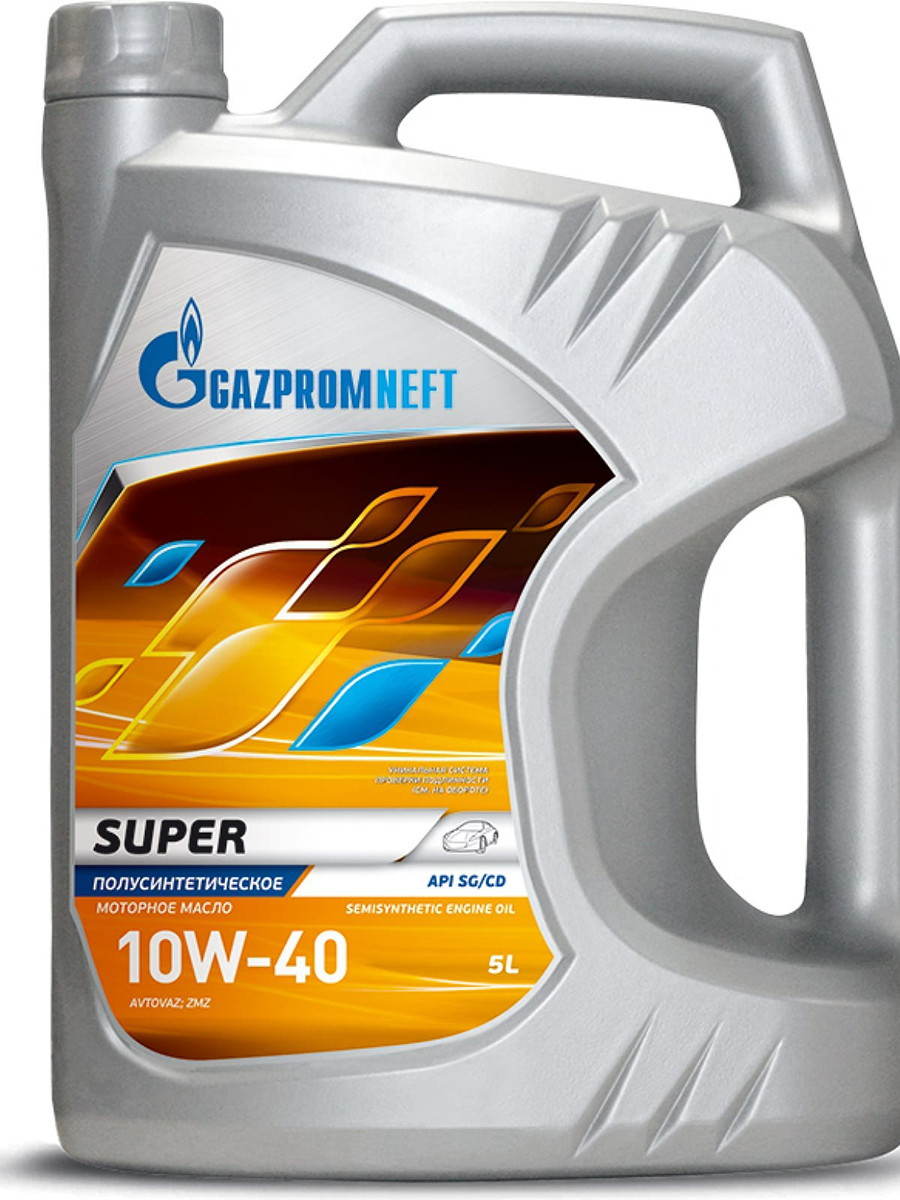 Моторное масло GAZPROMNEFT полусинтетическое Super SG/CD 10W40 5л