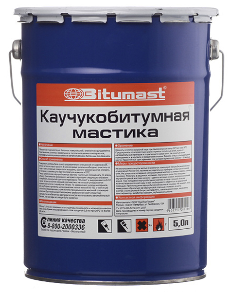 BITUMAST мастика каучукобитумная (5л)
