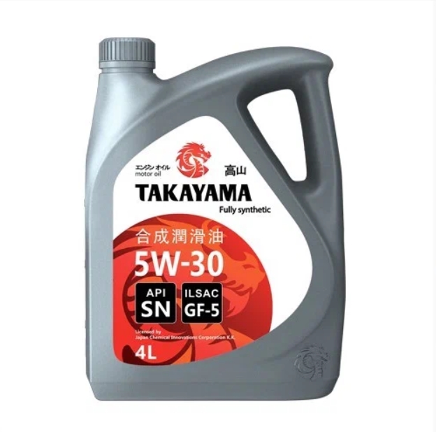 Моторное масло TAKAYAMA синтетическое SAE 5W30 ILSAC GF-5 API SN 4л