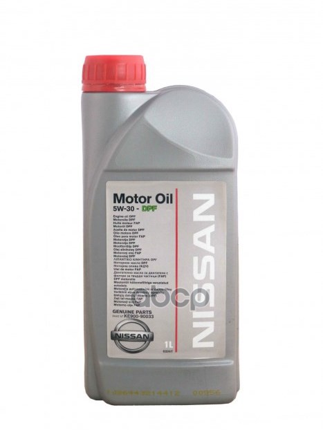 Моторное масло Nissan синтетическое 5w30 Dpf 1л