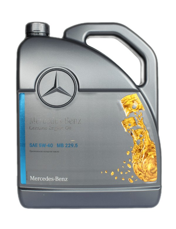 Моторное масло Mercedes-Benz cинтетическое PkW Motorenol Eu Mb 229.5 5W40 5л
