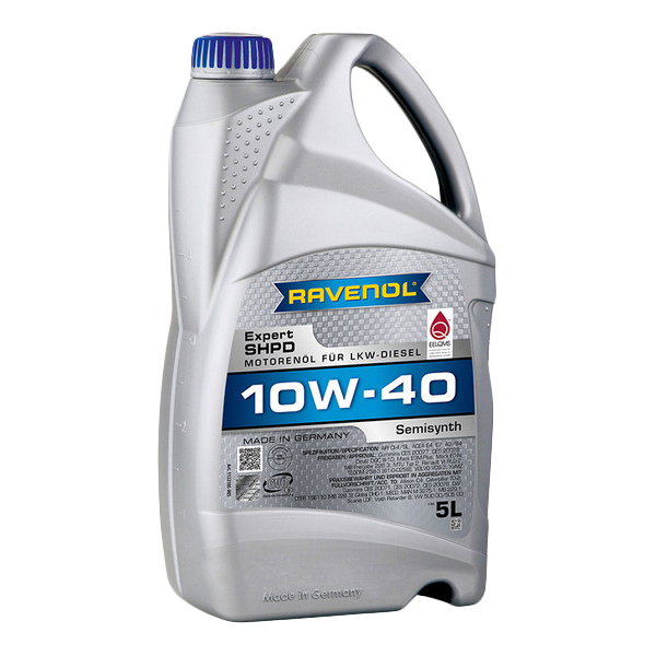 Моторное Масло Ravenol Expert Shpd Sae 10W40 New 5л