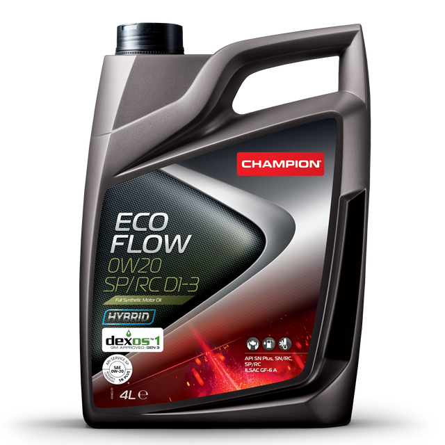 Моторное масло Champion синтетическое Eco Flow Sp/Rc D1-3 0W20 4л