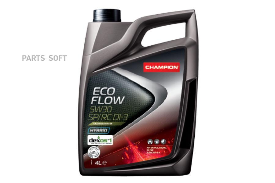 Моторное масло Champion синтетическое Champion Eco Flow Sp/Rc D1-3 5W30 4л